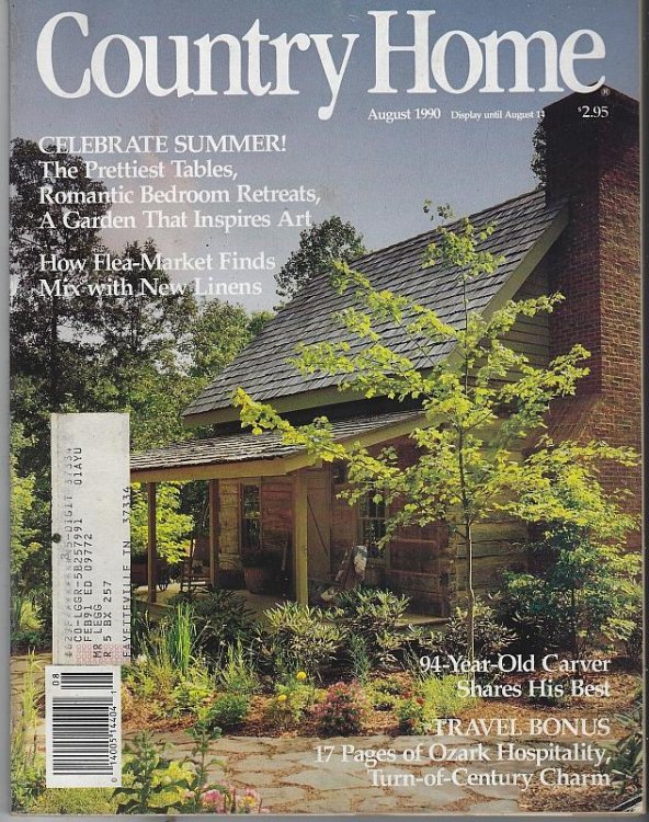 COUNTRY HOME MAGAZINE AUGUST 1990