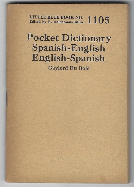 POCKET DICTIONARY SPANISH-ENGLISH ENGLISH-SPANISH