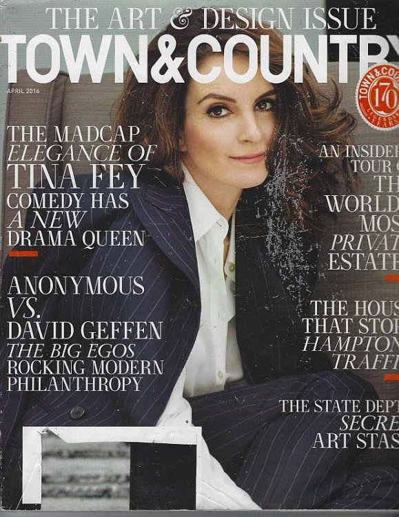 TOWN AND COUNTRY MAGAZINE APRIL 2016 Art and Design Issue