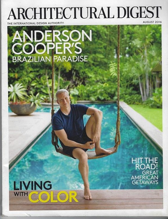 ARCHITECTURAL DIGEST MAGAZINE AUGUST 2016