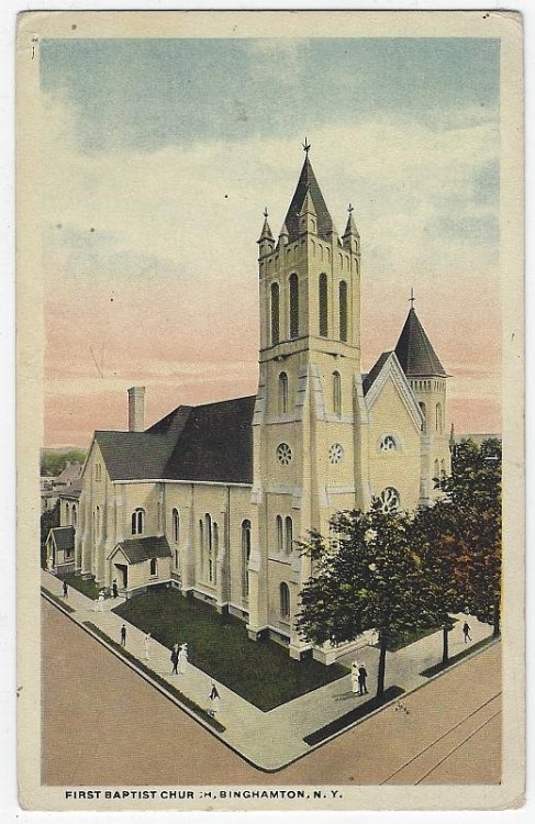 FIRST BAPTIST CHURCH, BINGHAMTON, NEW YORK