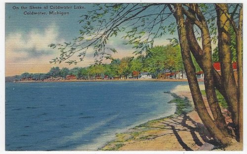ON THE SHORES AT COLDWATER LAKE, COLDWATER, MICHIGAN