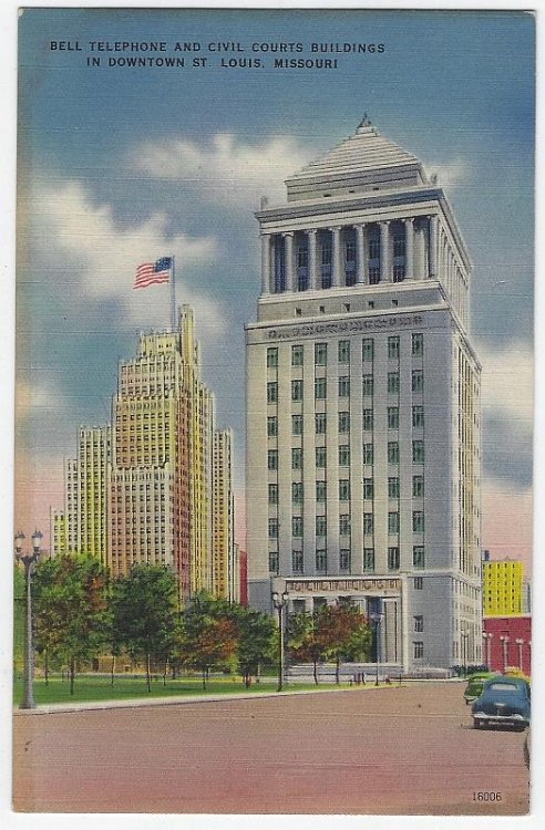 BELL TELEPHONE AND CIVIL COURTS BUILDINGS, ST. LOUIS, MISSOURI