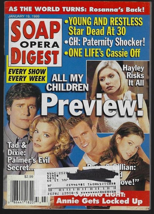 SOAP OPERA DIGEST JANUARY 19, 1999