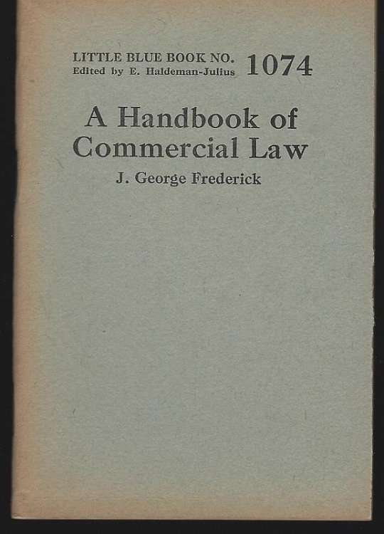 HANDBOOK OF COMMERCIAL LAW