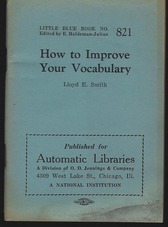 HOW TO IMPROVE YOUR VOCABULARY