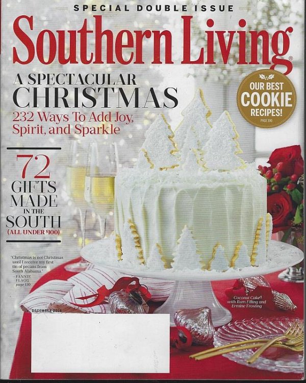SOUTHERN LIVING MAGAZINE DECEMBER 2016