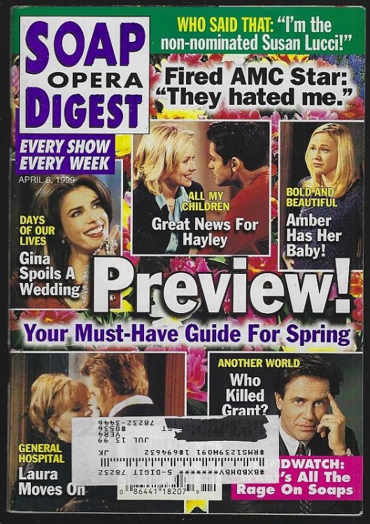 SOAP OPERA DIGEST APRIL 6, 1999