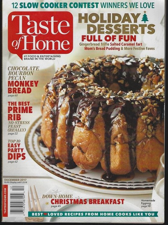 TASTE OF HOME MAGAZINE DECEMBER 2017