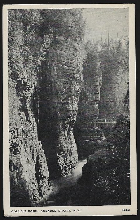 COLUMN ROCK, AUSABLE CHASM, NEW YORK