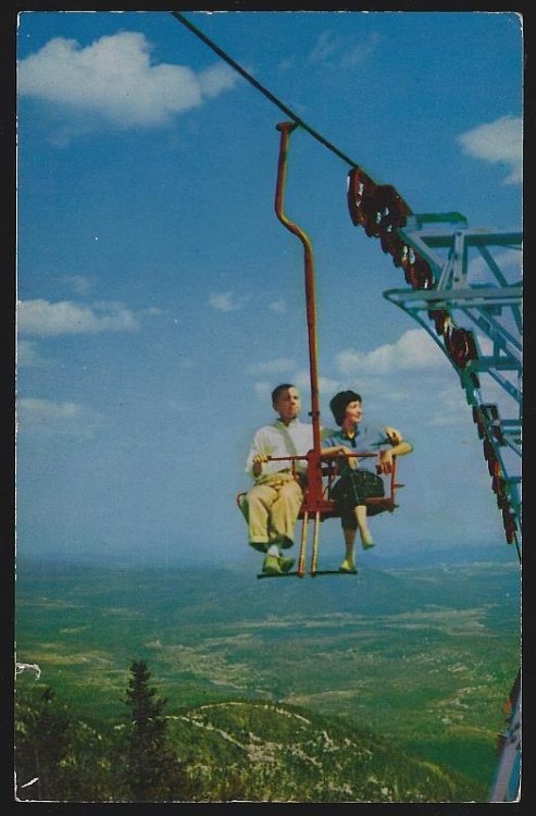 EARLY SPRING AT WHITEFACE MOUNTAIN SKI CENTER, WILMINGTON, NEW YORK