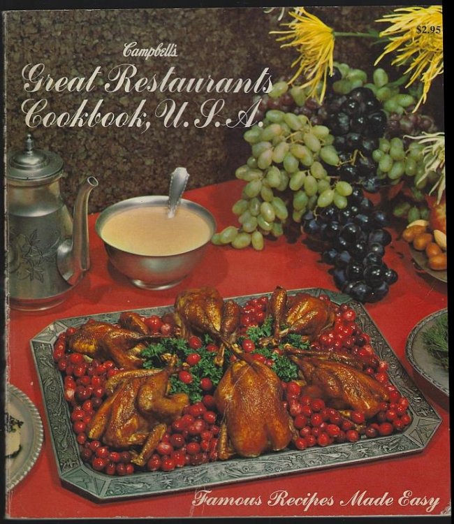 CAMPBELL'S GREAT RESTAURANTS COOKBOOK, U.S.A