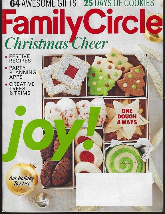 FAMILY CIRCLE MAGAZINE DECEMBER 2016