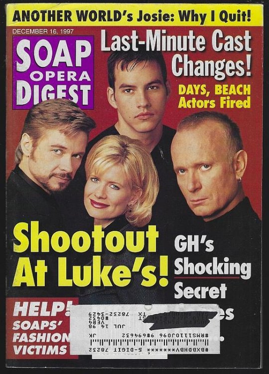 Image for SOAP OPERA DIGEST DECEMBER 16, 1997 SOAP OPERA DIGEST DECEMBER 16, 1997