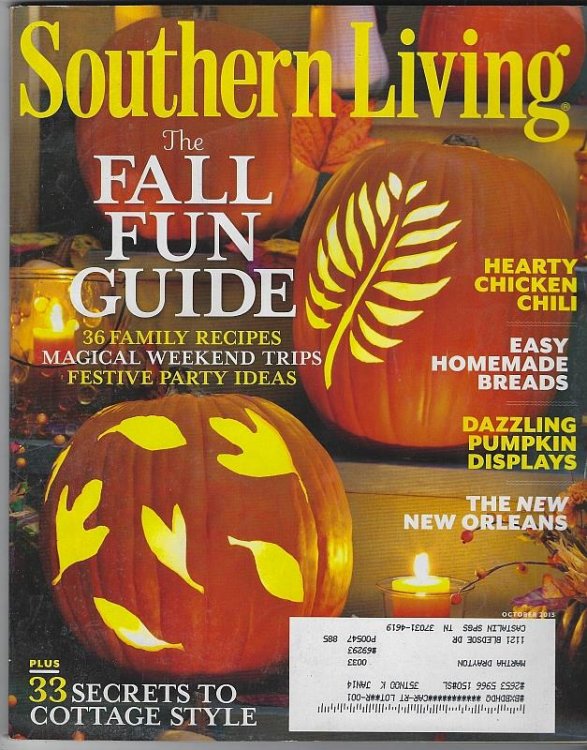 SOUTHERN LIVING MAGAZINE OCTOBER 2013