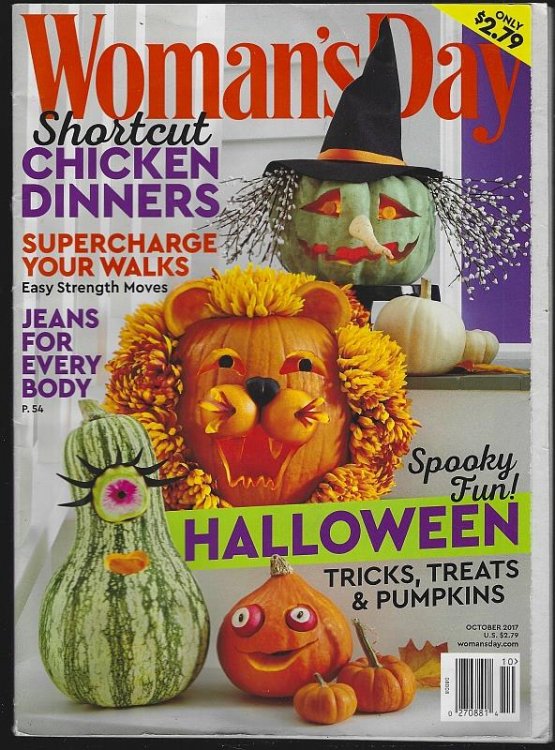 WOMAN'S DAY MAGAZINE OCTOBER 2017