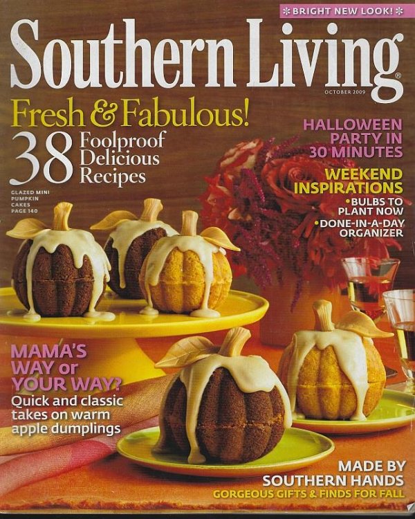 SOUTHERN LIVING MAGAZINE OCTOBER 2009