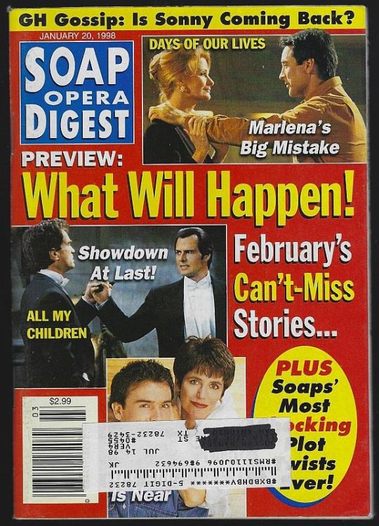 SOAP OPERA DIGEST JANUARY 20, 1998