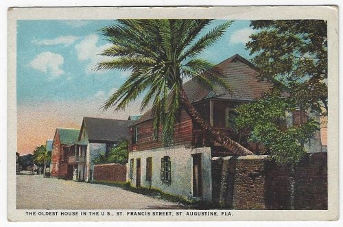 OLDEST HOUSE IN THE US, ST. FRANCIS STREET, ST. AUGUSTINE, FLORIDA