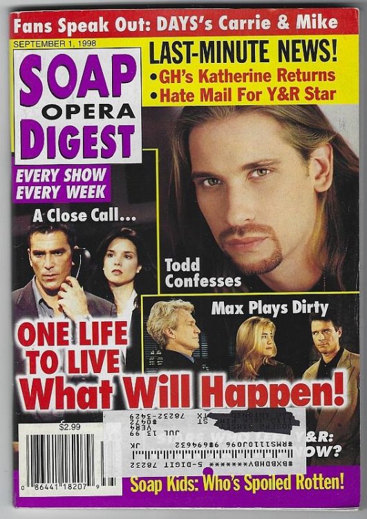 SOAP OPERA DIGEST SEPTEMBER 1, 1998