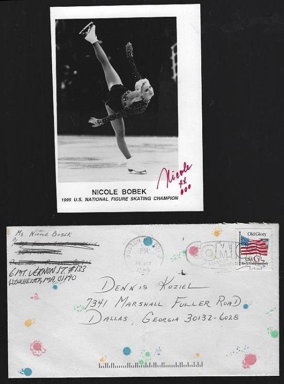 SIGNED PHOTOGRAPH OF NICOLE BOBEK
