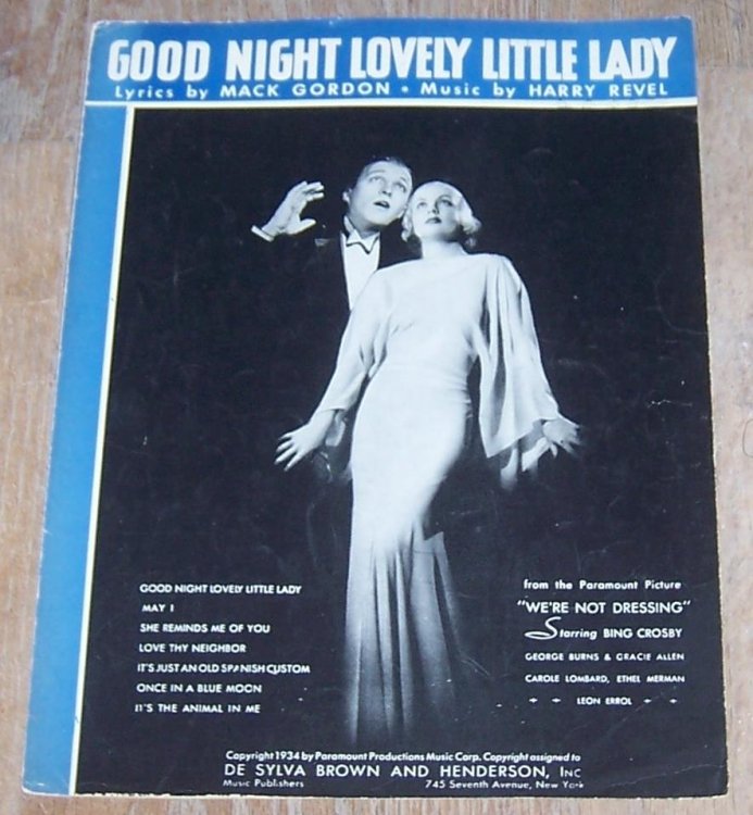 GOOD NIGHT LOVELY LITTLE LADY