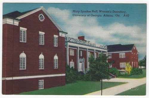MARY LYNDON HALL, WOMEN'S DORMITORY, UNIVERSITY OF GEORGIA, ATHENS, GEORGIA