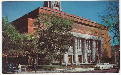 HILL AUDITORIUM, UNIVERSITY OF MICHIGAN, ANN ARBOR, MICHIGAN