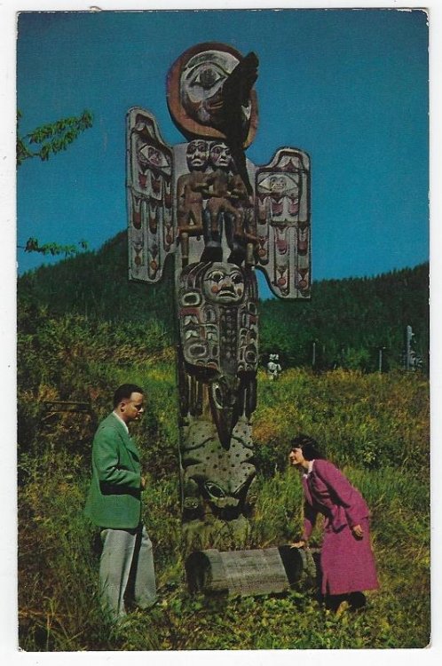 TOTEM POLE, ALASKA, PAN AMERICAN AIRLINE