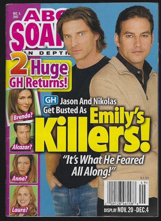 ABC SOAPS IN DEPTH MAGAZINE DECEMBER 4, 2007