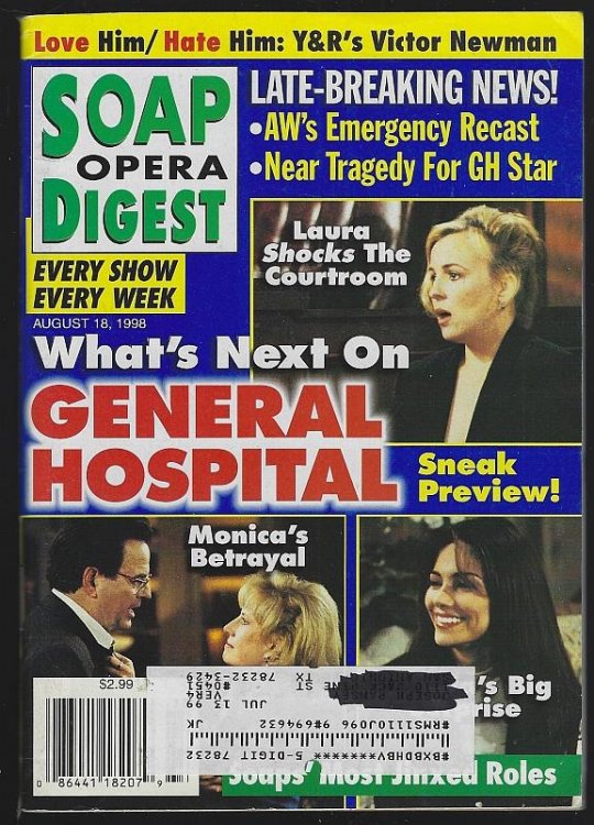 SOAP OPERA DIGEST AUGUST 18, 1998