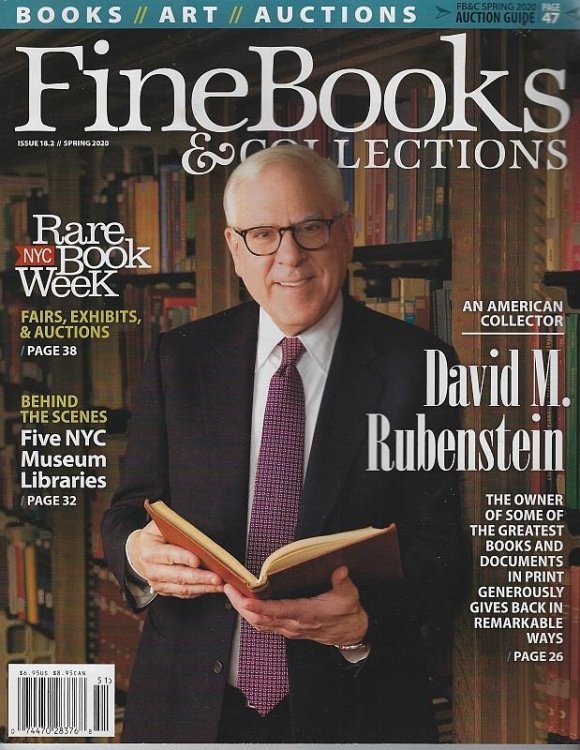 FINE BOOKS AND COLLECTIONS SPRING 2020