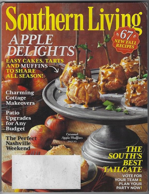 SOUTHERN LIVING MAGAZINE SEPTEMBER 2012