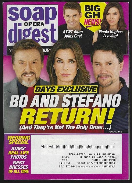 SOAP OPERA DIGEST JUNE 13, 2016