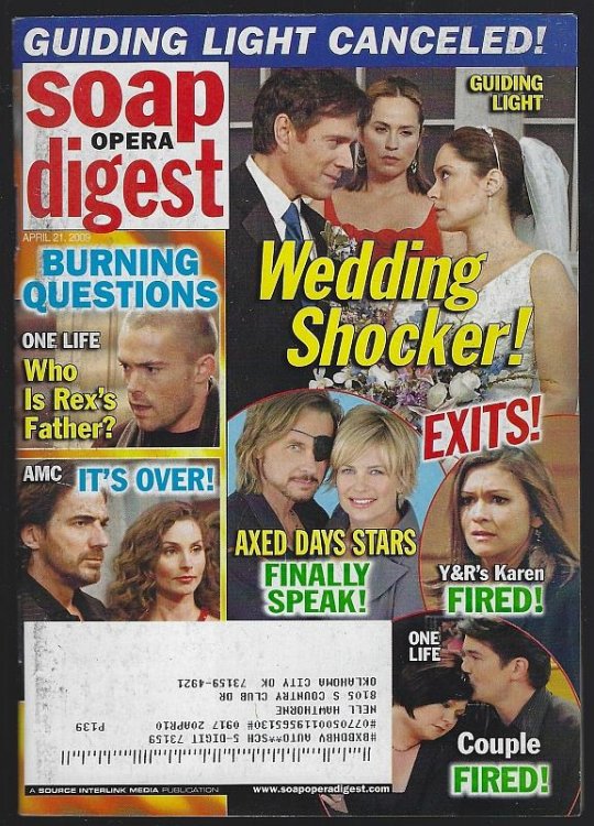 SOAP OPERA DIGEST APRIL 21, 2009
