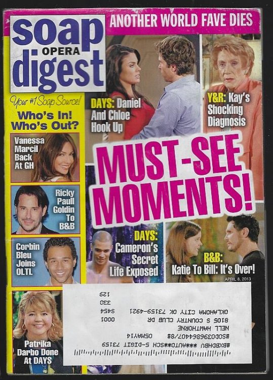 SOAP OPERA DIGEST APRIL 8, 2013