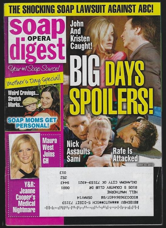 SOAP OPERA DIGEST MAY 13, 2013