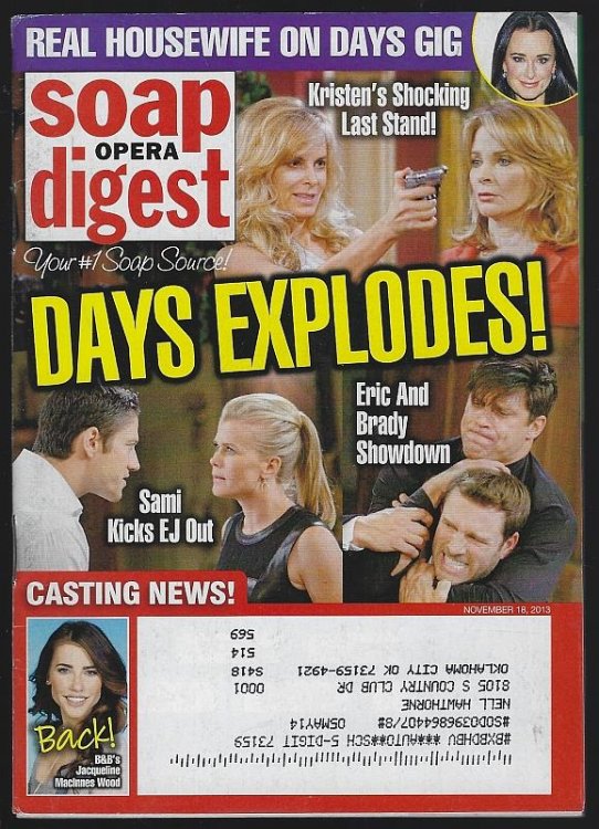 SOAP OPERA DIGEST NOVEMBER 18, 2013