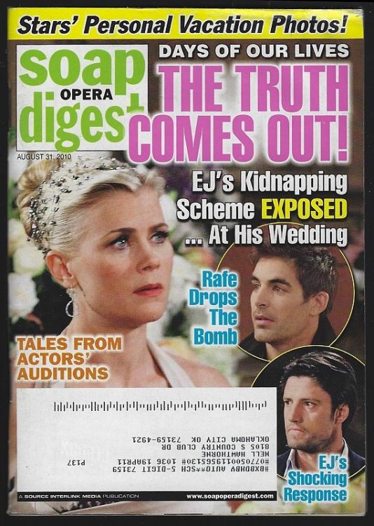 SOAP OPERA DIGEST AUGUST 31, 2010