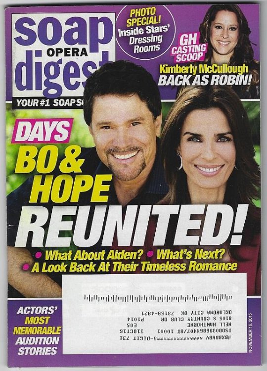 SOAP OPERA DIGEST NOVEMBER 16, 2015