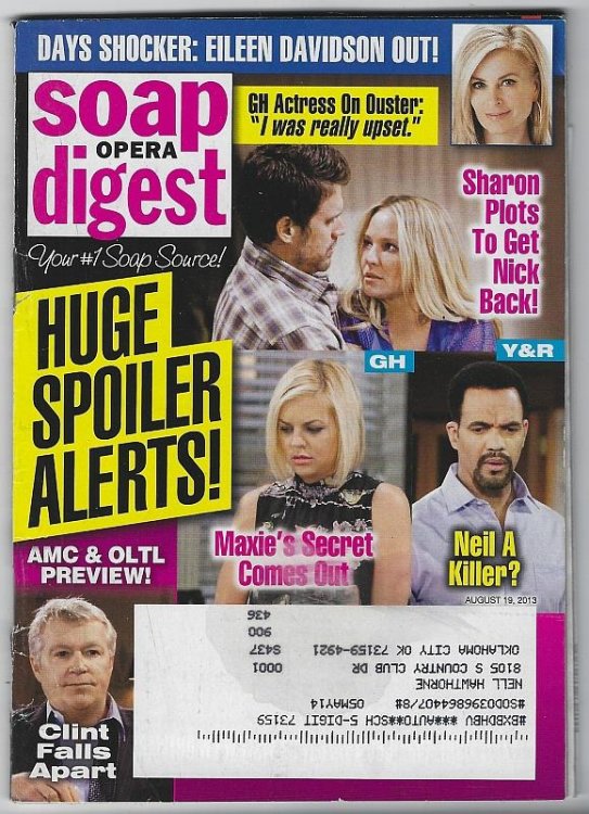 SOAP OPERA DIGEST AUGUST 19, 2013