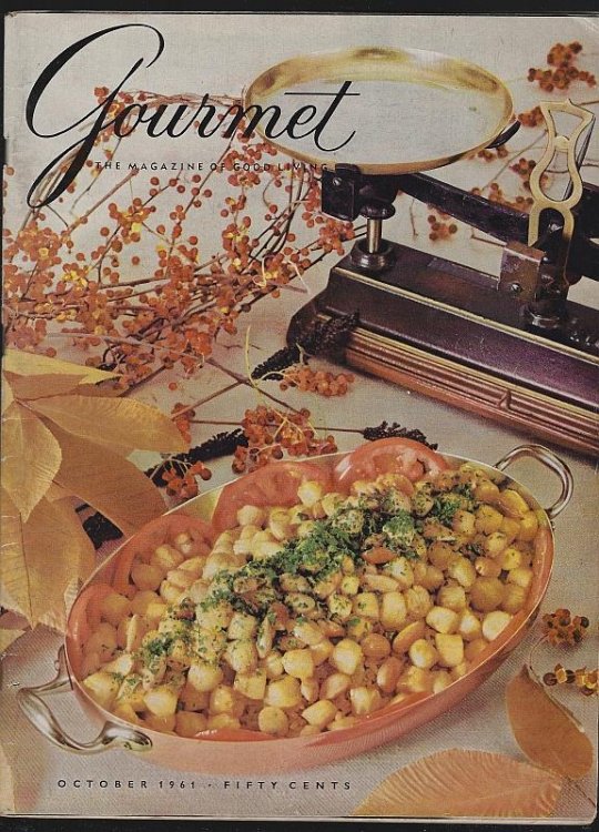 GOURMET MAGAZINE OCTOBER 1961 The Magazine of Good Living