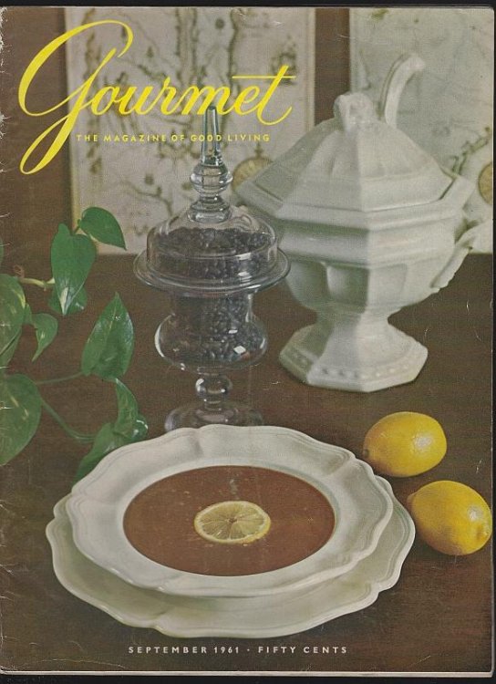GOURMET MAGAZINE SEPTEMBER 1961 The Magazine of Good Living