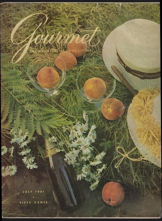 GOURMET MAGAZINE JULY 1961 The Magazine of Good Living