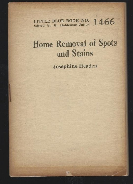 HOME REMOVAL OF SPOTS AND STAINS