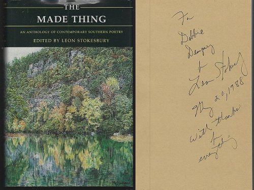 MADE THING An Anthology of Contemporary Southern Poetry