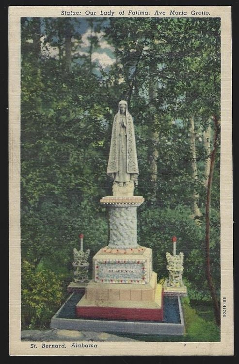 OUR LADY OF FATIMA, AVE MARIE GROTTO, ST. BERNARD, ALABAMA