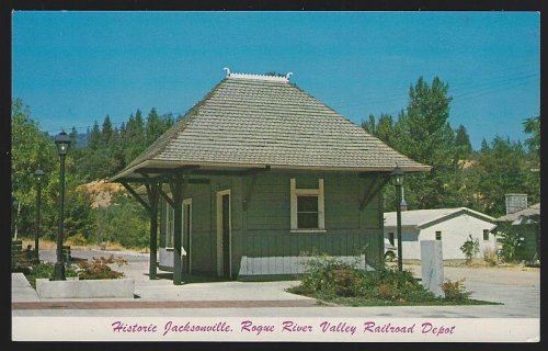 HISTORIC JACKSONVILLE, ROGUE RIVER VALLEY RAILROAD DEPOT, OREGON