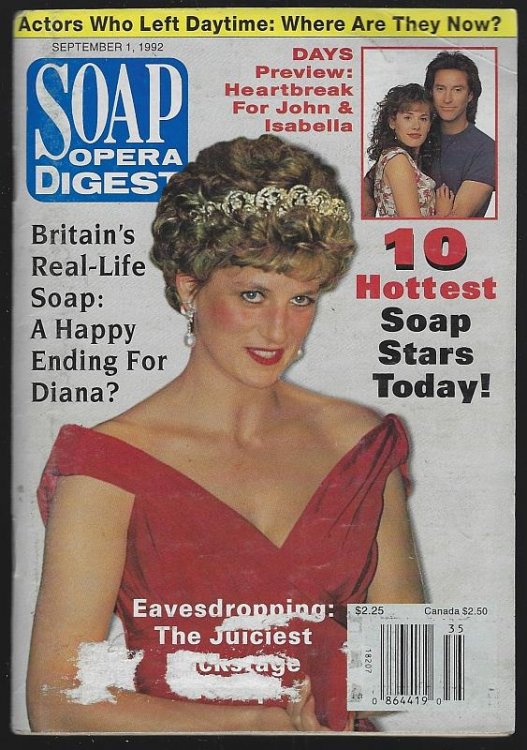 SOAP OPERA DIGEST SEPTEMBER 1, 1992