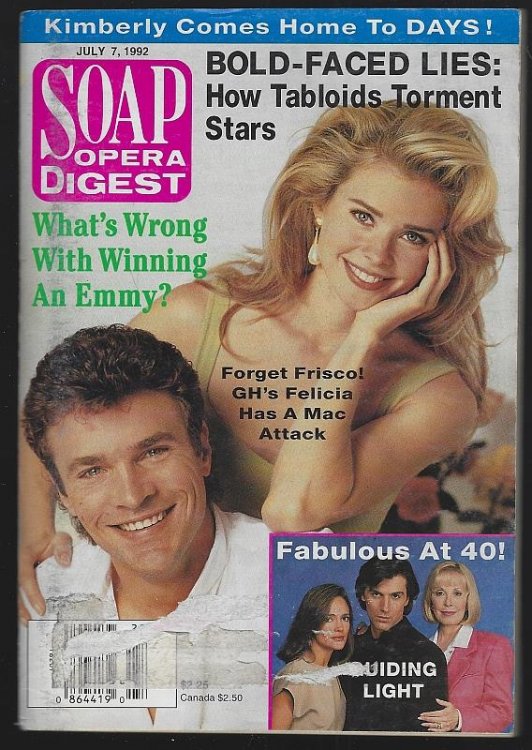 SOAP OPERA DIGEST JULY 7, 1992